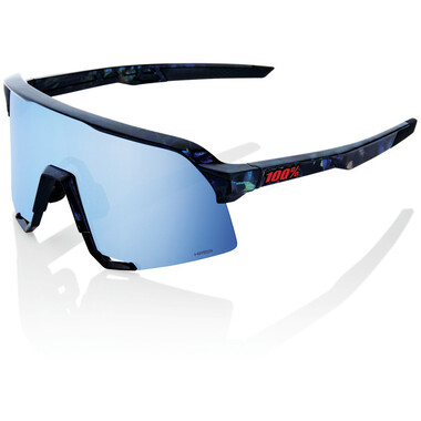 100% S3 Sunglasses Black Iridium Blue HiPER 2023 0